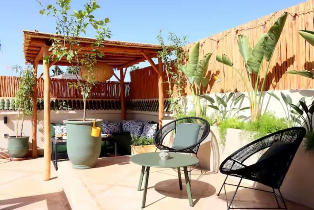 Riad Ptit Kech, Bassin Terrasse - Petits Dejeuners Marrakesh Exterior photo