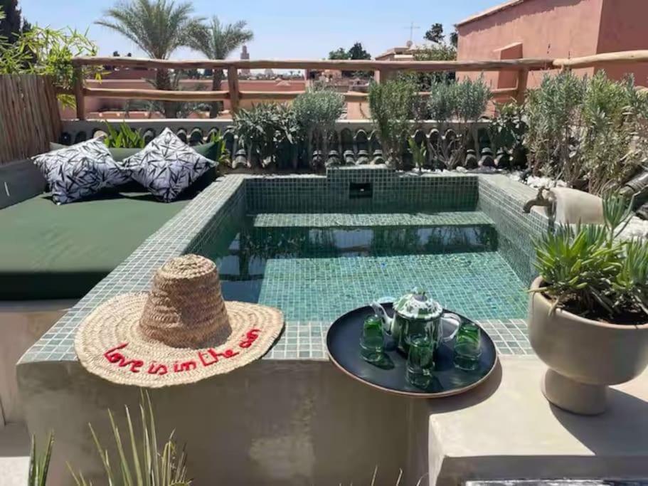 Riad Ptit Kech, Bassin Terrasse - Petits Dejeuners Marrakesh Exterior photo